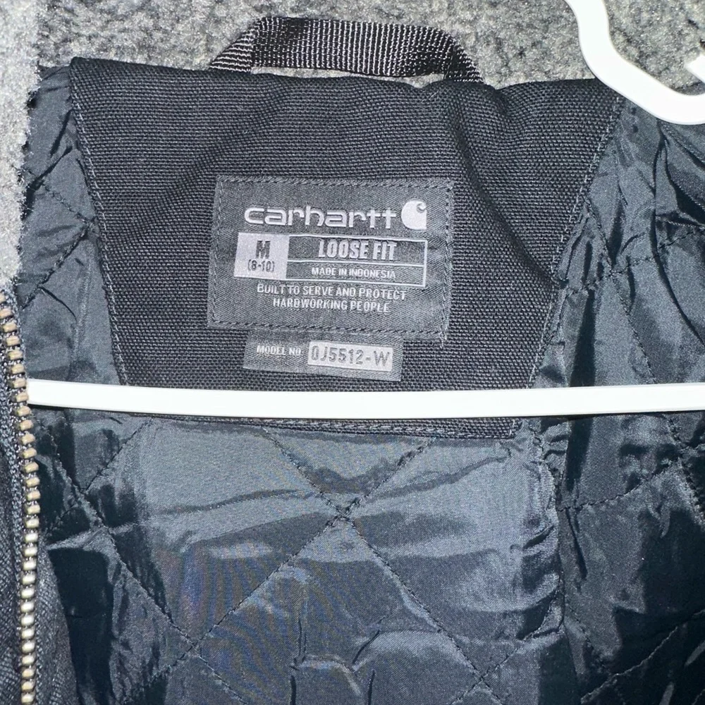 Carhartt Black Heavy Quilted Insulated Duck Jacket - Picture 5 of 10